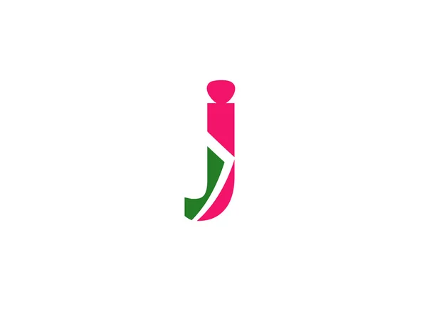 Ícone abstrato baseado na letra J — Vetor de Stock