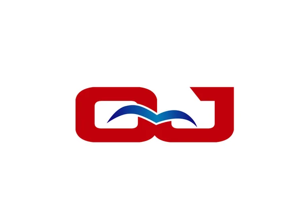 Q y J vector de logotipo — Archivo Imágenes Vectoriales