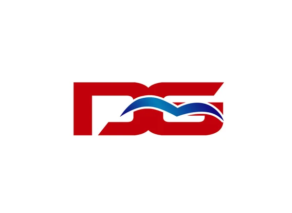 Logotipo de la carta vinculada — Vector de stock