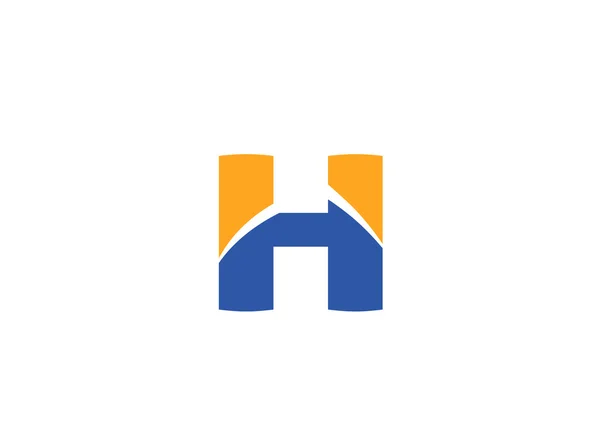 Bokstaven H logo ikon design mallsymbol — Stock vektor