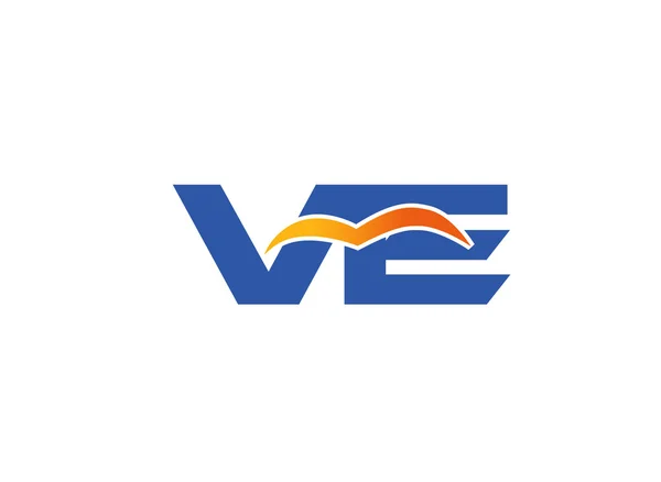 Logotipo Ve. Ve vetor logotipo — Vetor de Stock