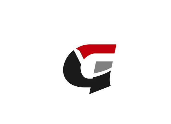 Bokstav G logotyp ikon designmall element — Stock vektor