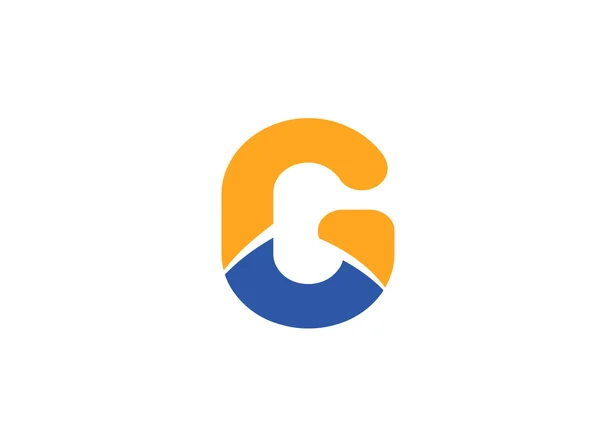Lettre G logo icône conception des éléments de modèle — Image vectorielle