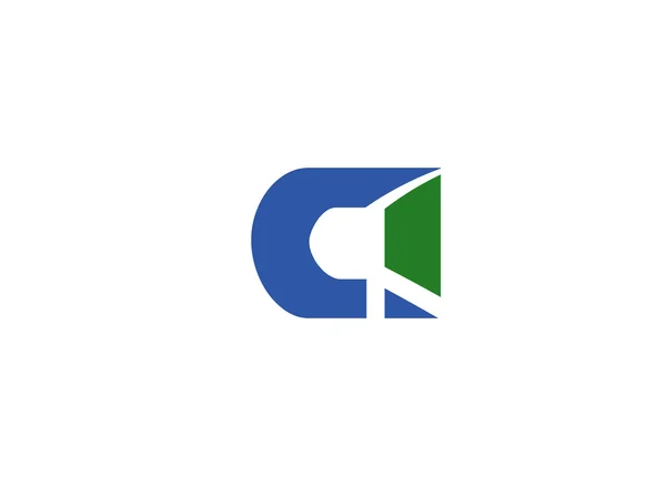 Logotipo del icono abstracto para la letra A — Vector de stock
