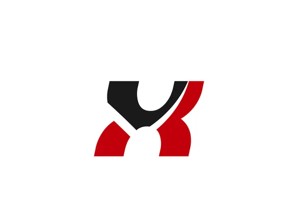 Levél X logó ikon design sablon elemek — Stock Vector