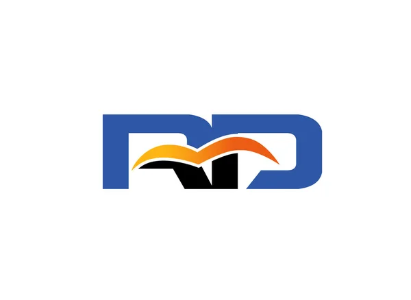 Letra I y D logo — Vector de stock