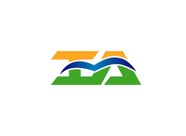 Logo iA. Diseño del logo de iA — Vector de stock