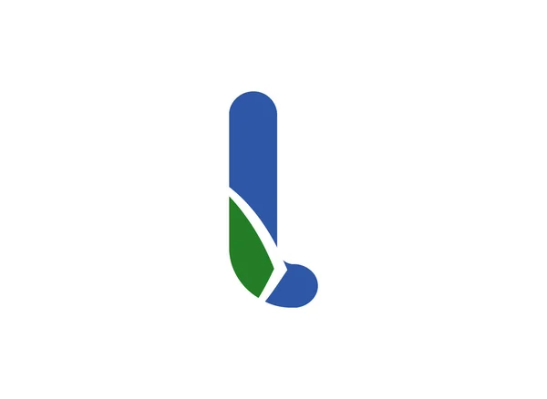 Abstract icoon op basis van de letter L — Stockvector