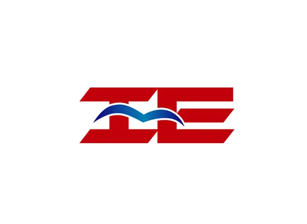 C'est logo. ie logo design — Image vectorielle