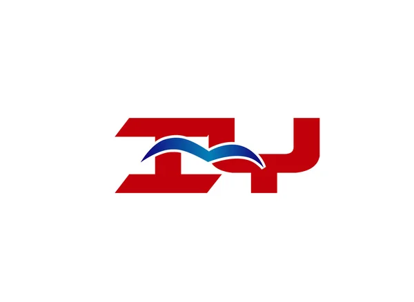 IY λογότυπο εταιρείας σχεδιασμός διάνυσμα — Διανυσματικό Αρχείο