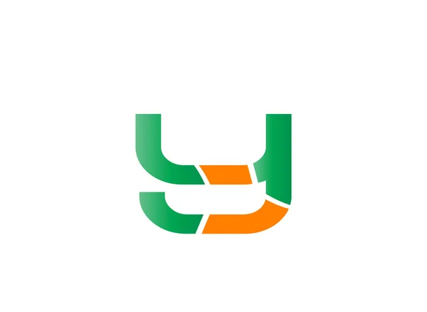 Bokstav Y logotyp ikon designmall element — Stock vektor
