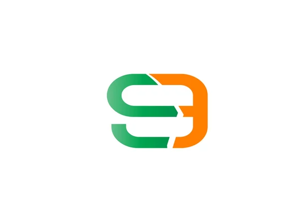 Logo nummer 9 vector ontwerpsjabloon — Stockvector