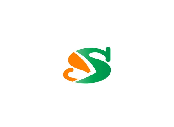 Εικονίδιο με το γράμμα S λογότυπο — Διανυσματικό Αρχείο