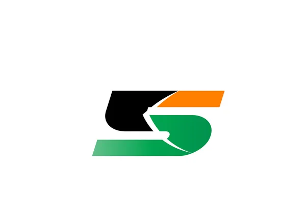 Logo nummer 5 vector ontwerpsjabloon — Stockvector