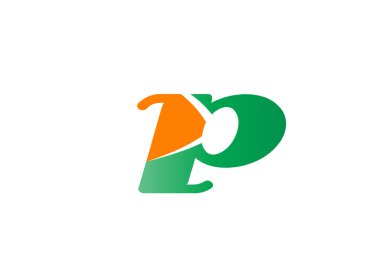 Olağandışı mektuplar p grafik tasarım düzenlenebilir tasarımınız için