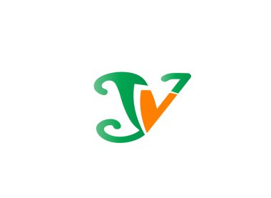 Y harfi logo tasarım şablonu elementleri