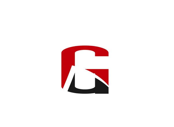Bokstaven G logo. Kreativa koncept ikonen — Stock vektor