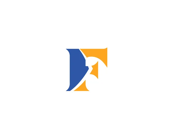 Letter F-logo. Creatief concept pictogram — Stockvector