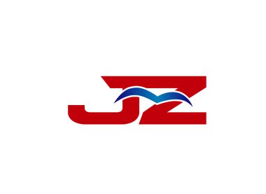 JZ Logo. Vektör grafik marka mektup öğesi