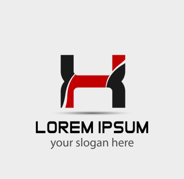 K harfi logo tasarım şablonu elementleri. Vektör renk işareti