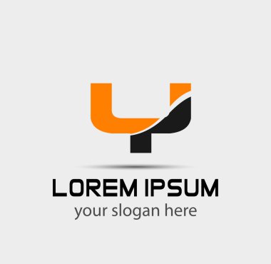 Y harfi logo simge tasarım şablonu öğeleri