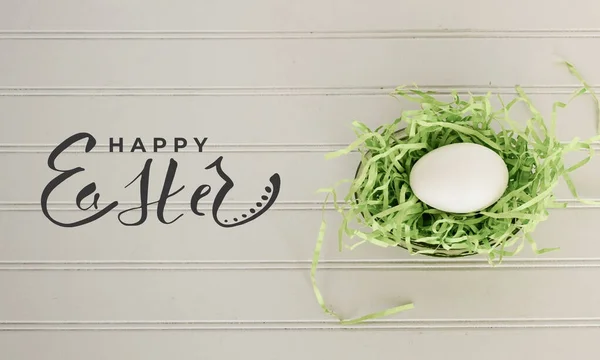 Happy Easter vector lettering calligraphy greeting card