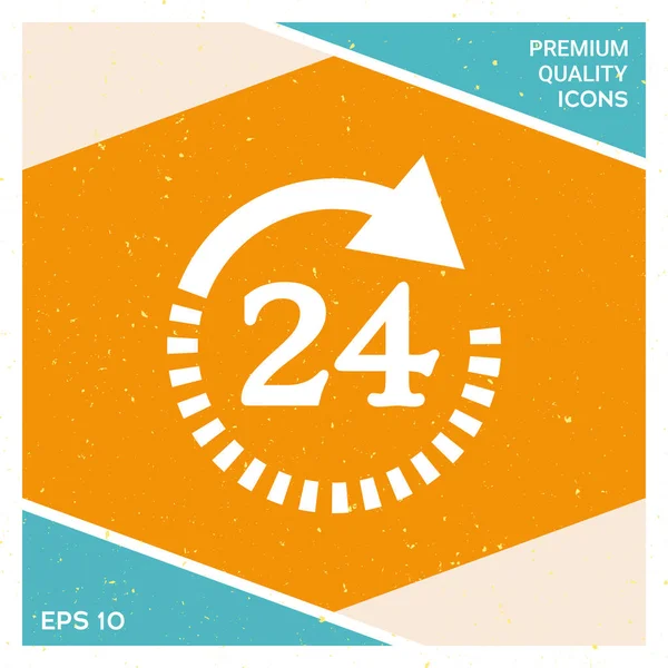 Open Clock Symbol Icon Opening Hours Icon — Stock Vector © sssheina