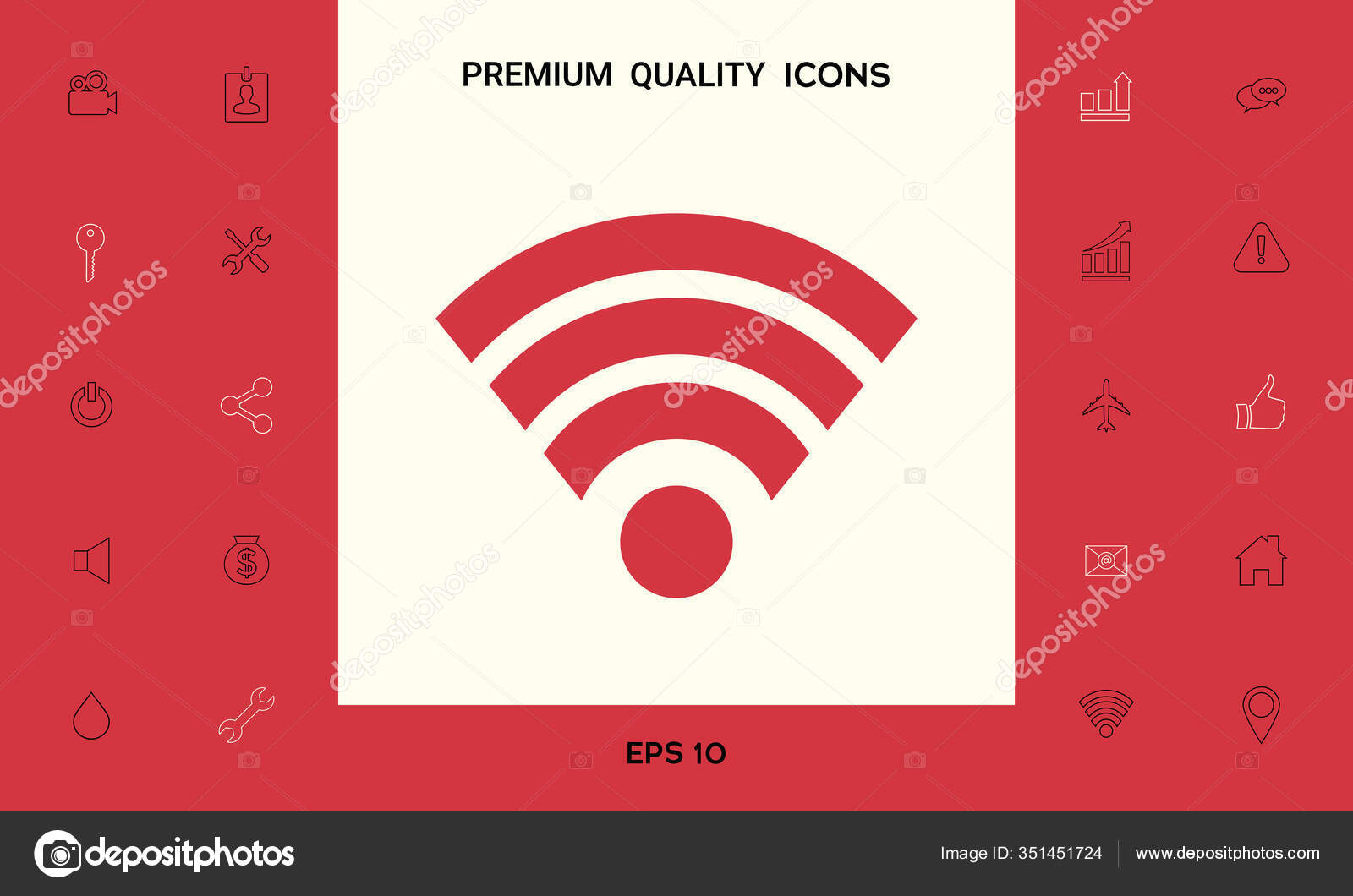 Internet Connection Icon Vector Illustration — 스톡 벡터 ...