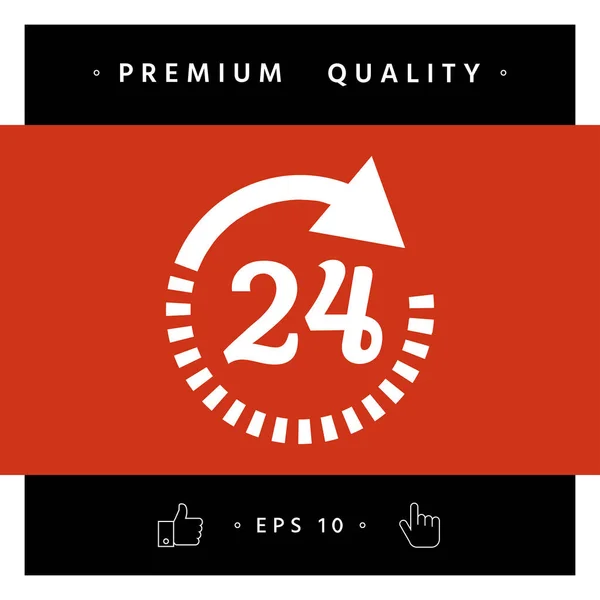 Open Clock Symbol Icon Opening Hours Icon — Stock Vector © sssheina