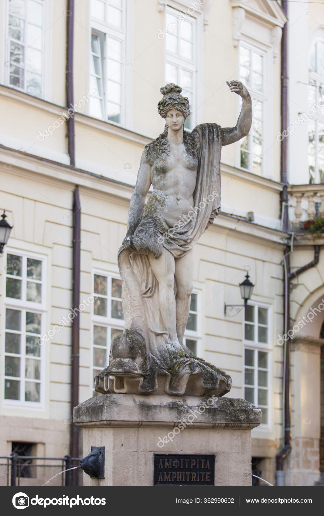 Statue Amphitrite Lviv Stock Photo Image By C Caleb306 Gmail Com