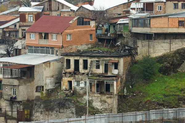 Alte Verfallene Gebäude Tiflis — Stockfoto