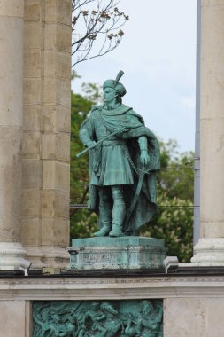 Budapeşte 'de bronz bir heykel