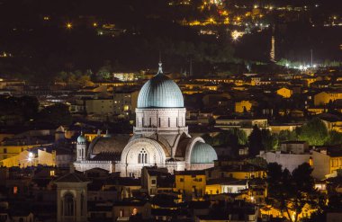 Floransa güzel gece manzarası