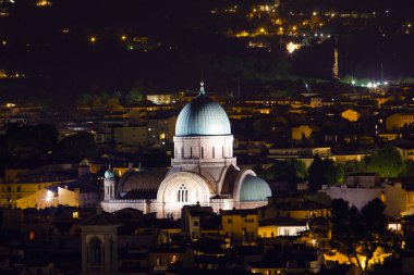 Floransa güzel gece manzarası