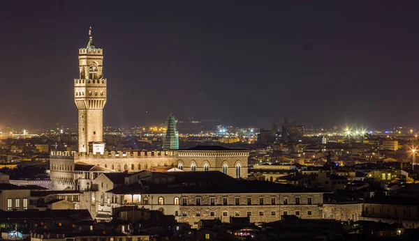 Florencia Hermosa Vista Noche Panorama — Foto de Stock