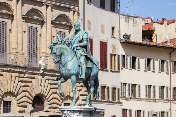 Estatua Ecuestre Cosimo Medici — Foto de Stock