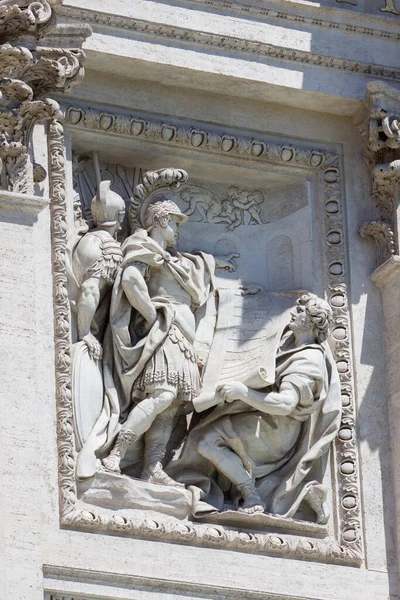 Fountain Trevi Γλυπτά Closeup — Φωτογραφία Αρχείου