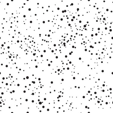 Black funky yuvarlak konfeti vektör sorunsuz Yazdır