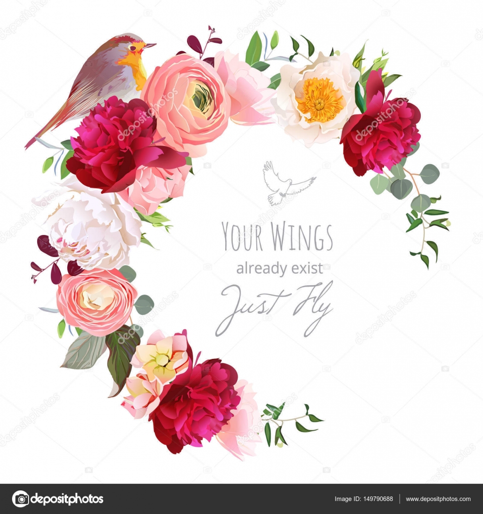 Flores color vino imágenes de stock de arte vectorial | Depositphotos Flores color vino imágenes de stock de arte vectorial | Depositphotos