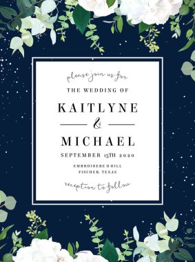 Kare botanik vektör tasarım pankartı.