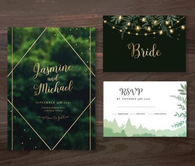 Zümrüt yeşili orman yeşillik vektör geçmişi