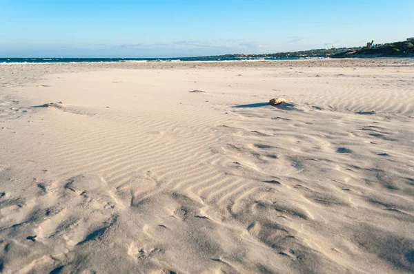 Stintino beach la pelosa in a sunny windy day — Stock Photo, Image