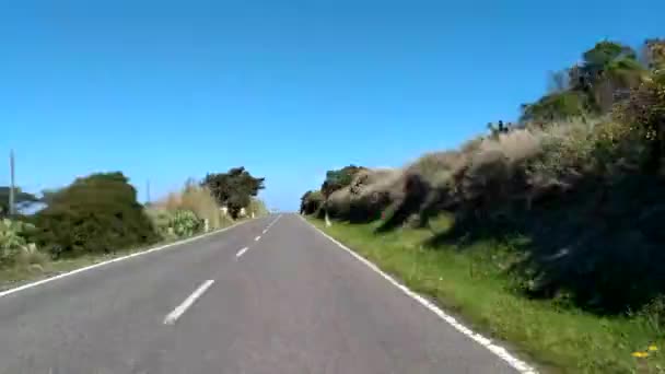 Conducir por las carreteras de Cerdeña — Vídeo de stock