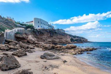 Kışın sahil peyzaj