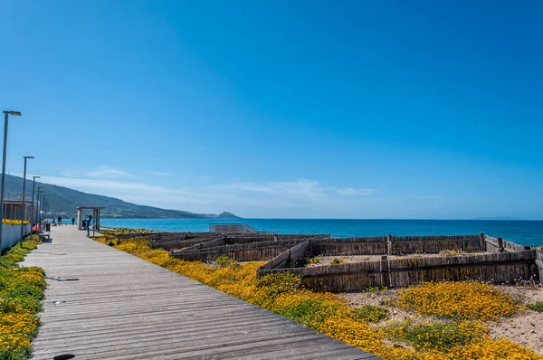 Vista de la playa de San Pietro a Mare en Cerdeña — Foto de Stock