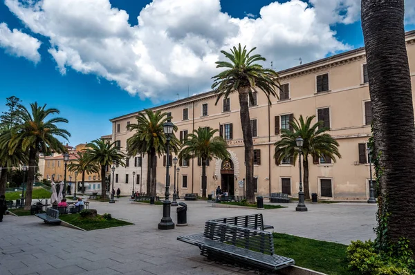 Plaza de la ciudad de Sassari — Foto de Stock