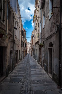 Sassari şehir sokakta