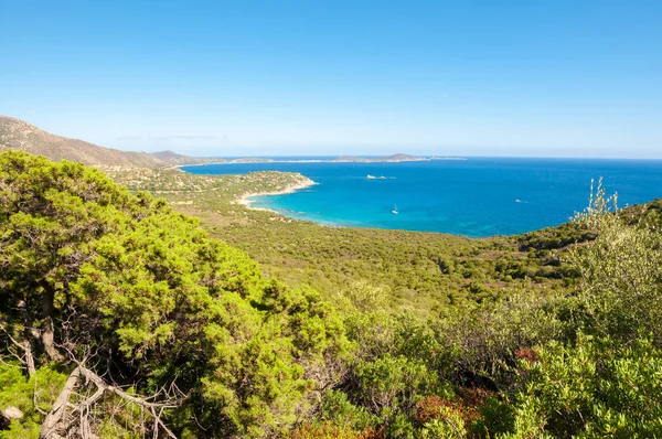 Landscape of coast of Sardinia - Villasimius — Stock fotografie