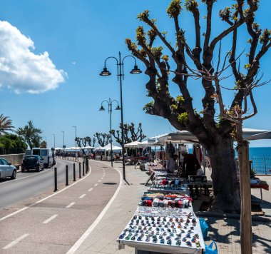 Alghero - Sardunya surlar üzerinde yaya bölgesi