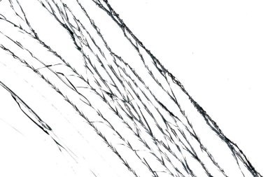 Kırık camlar, beyaz camlar ve siyah düz çatlaklar. Güvenlik camında bir araya getirilmiş parçalar. Kırık cam dokusu, siyah ve beyaz..